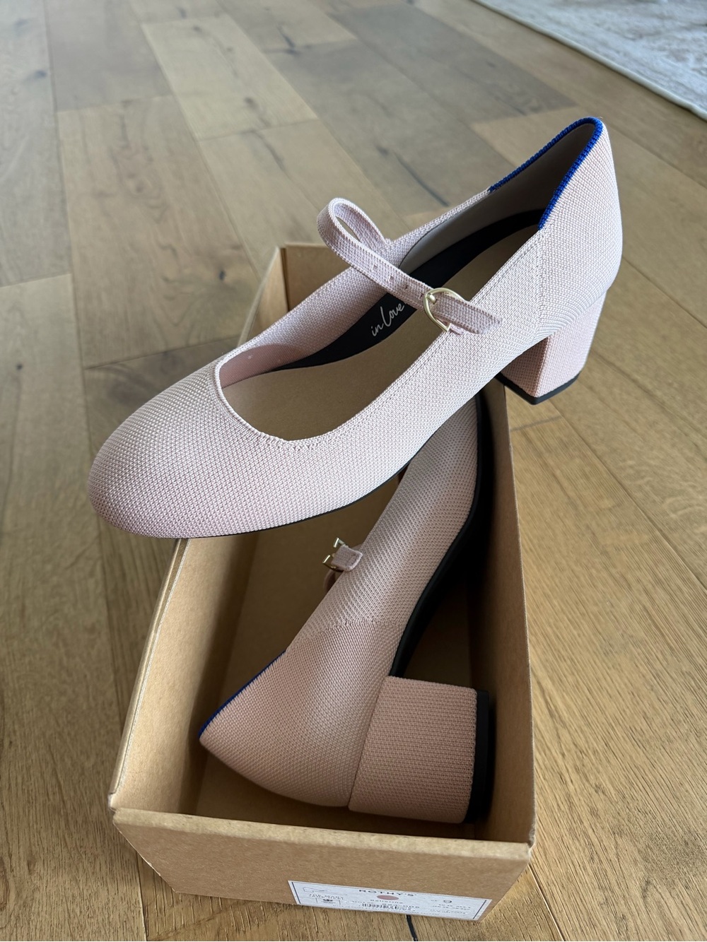 Rothy's The Mary Jane Heel Ballerina Size 9 Pink